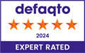 Defaqto five star rated 2023