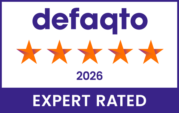 Defaqto 5 star rating logo