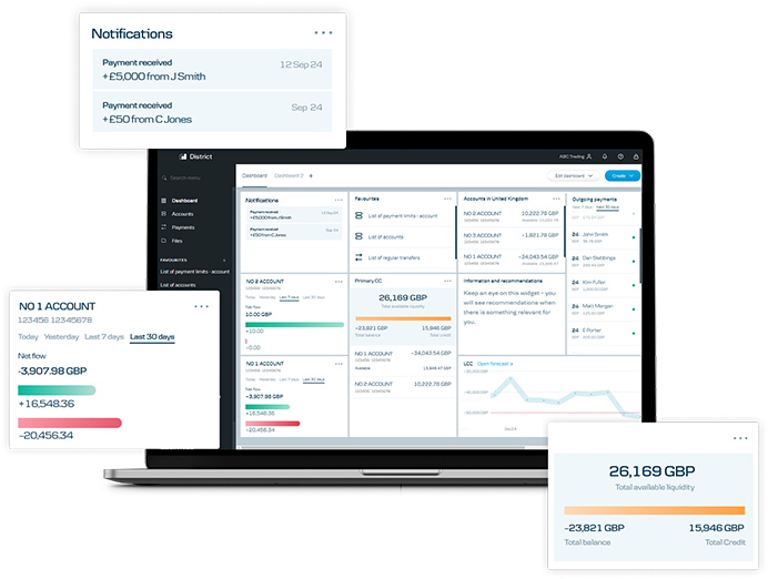 District overview graphic for mobile
