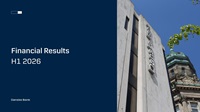 Financial results graphic for half 1 2026