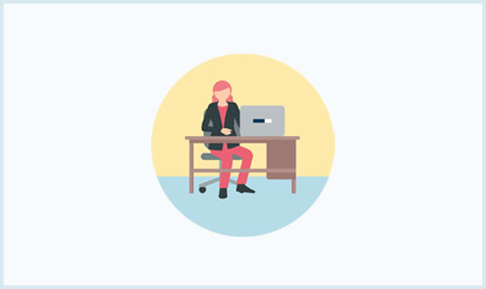 CEO Fraud icon with light blue grey background and blue border