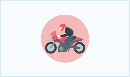 Purchase scam icon with light blue grey background and blue border