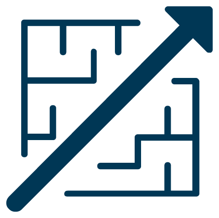 End to end process excellence icon