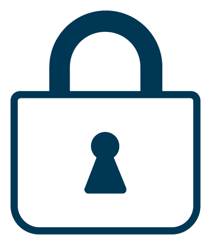 Locked padlock icon