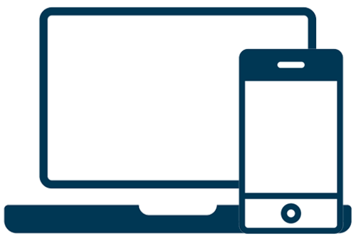 laptop and smartphone icon