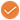 orange circle with white check mark