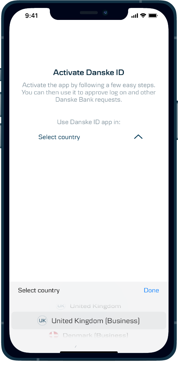 Danske ID for business, deactivate step 4