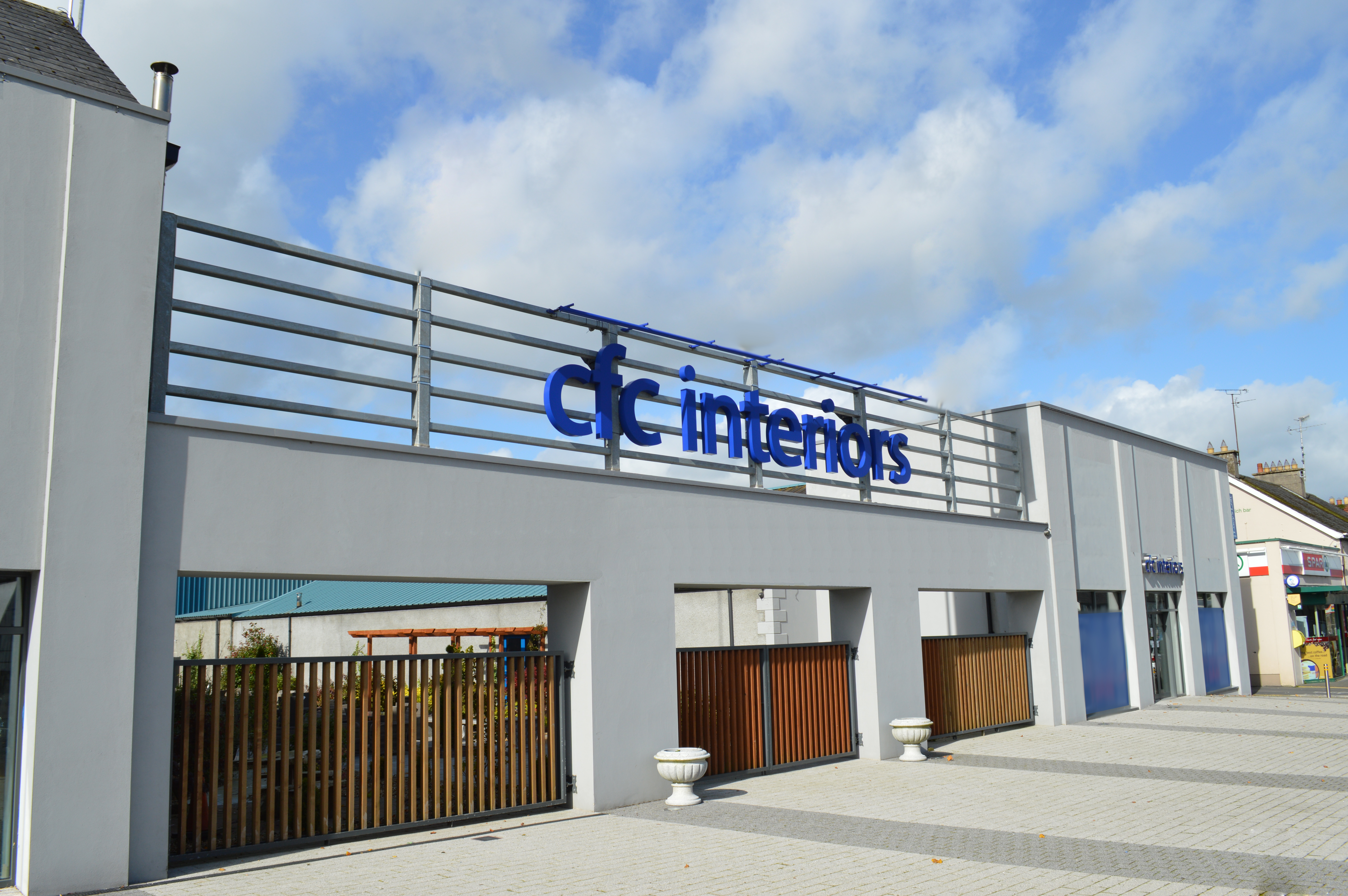 Outdoor image showing the front of CFC Interiors.