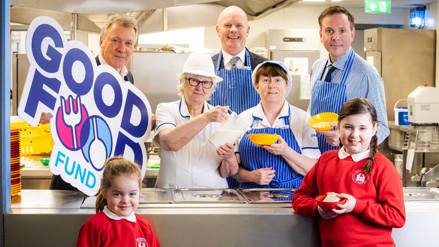 Stakeholders at the launch of a new Good Food Fund for schools.