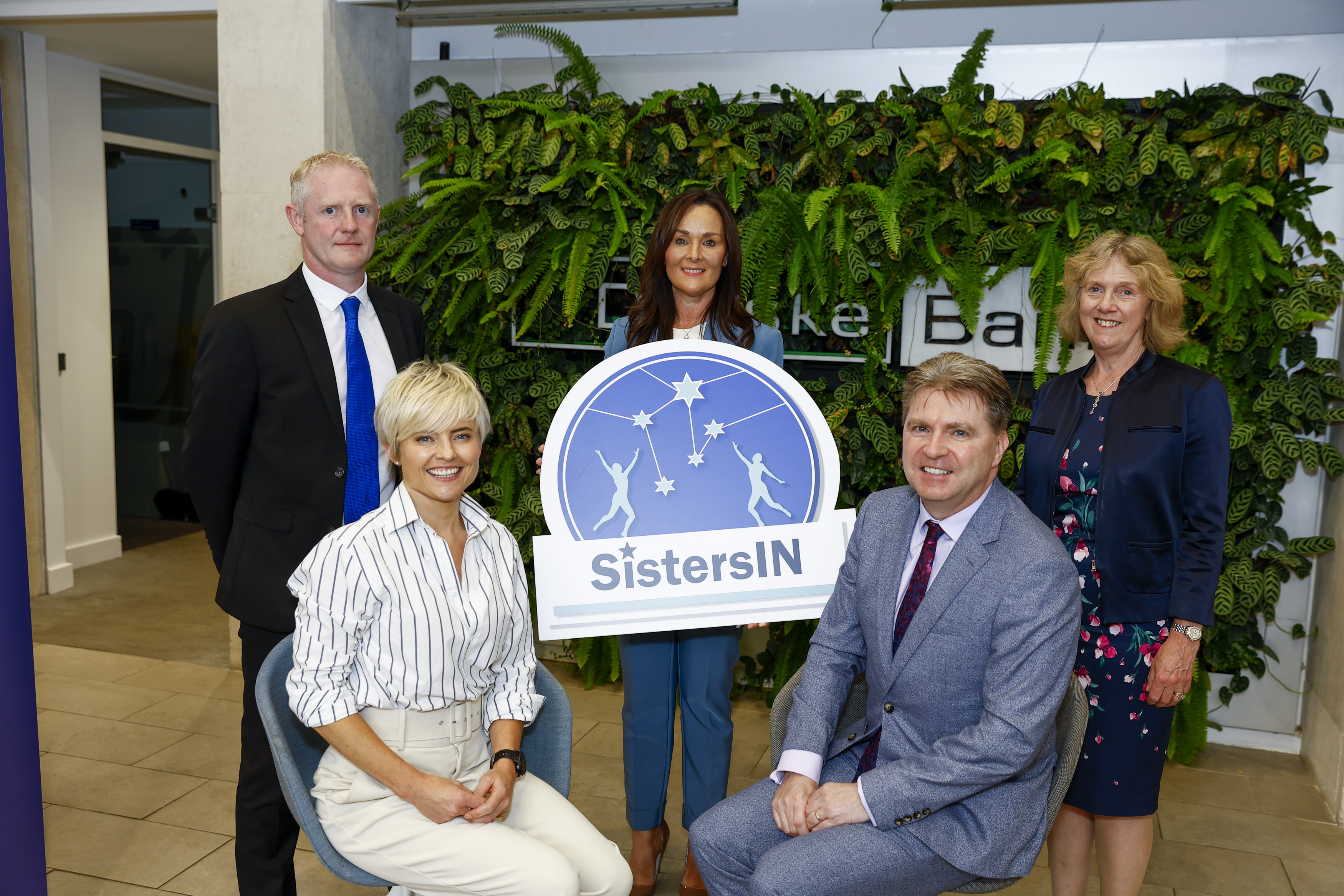 Key stakeholders at the SistersIN class of 2024 launch event at Danske Bank, a SistersIN Foundation Partner.