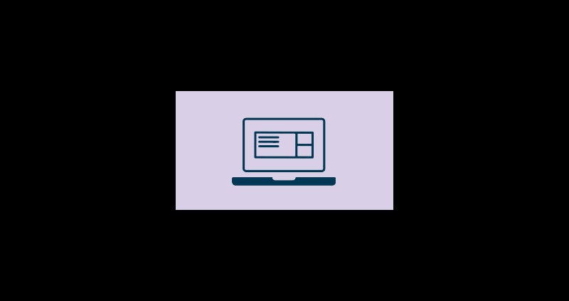 Online banking homepage displayed on laptop Online banking homepage on laptop