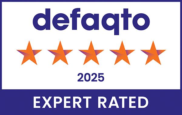 Defaqto 5 star rating logo